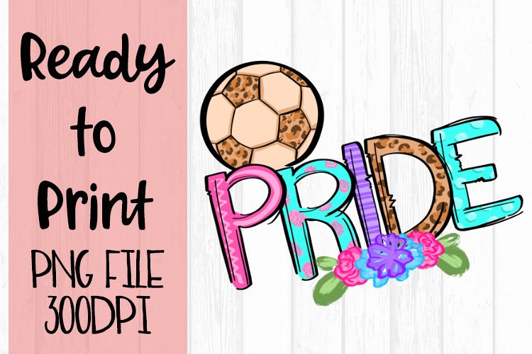 Doodle Soccer Pride Ready to Print example image 1