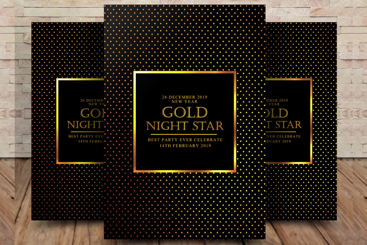 Gold Night Flyer example image 1