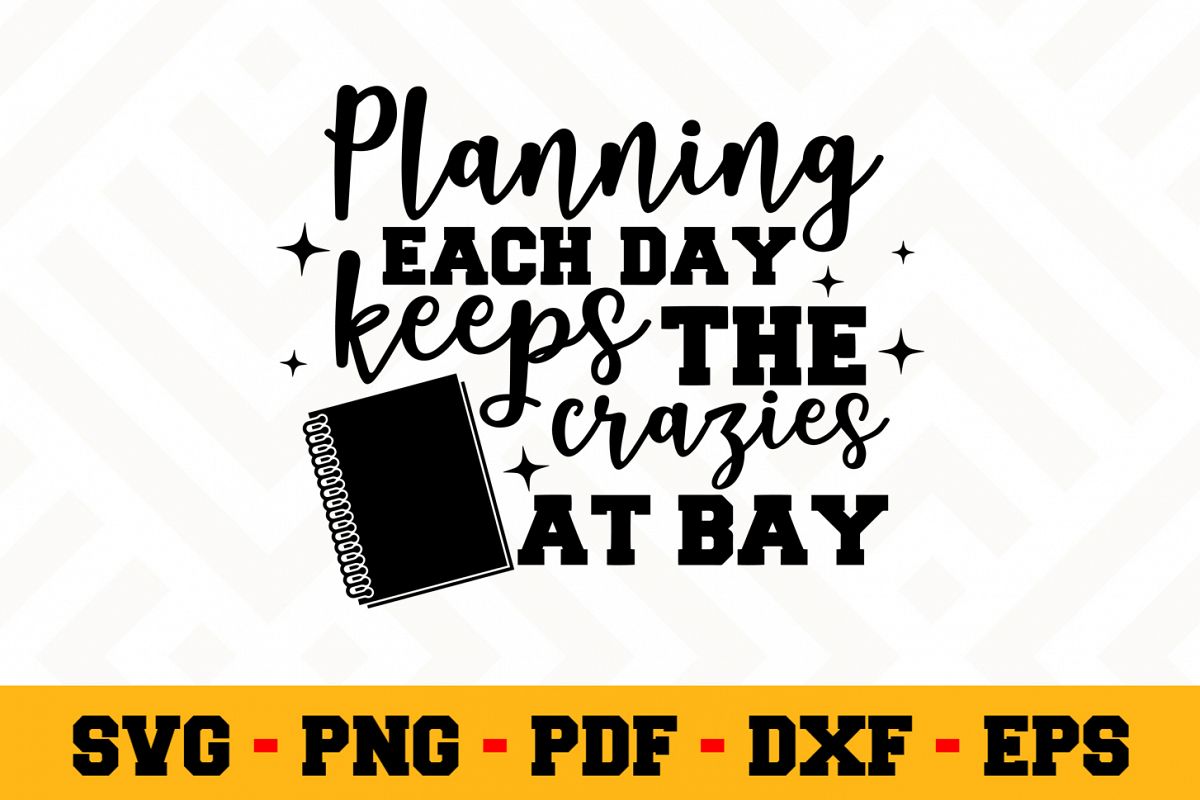 Planning SVG Design n492 | Planning SVG Planner File example image 1