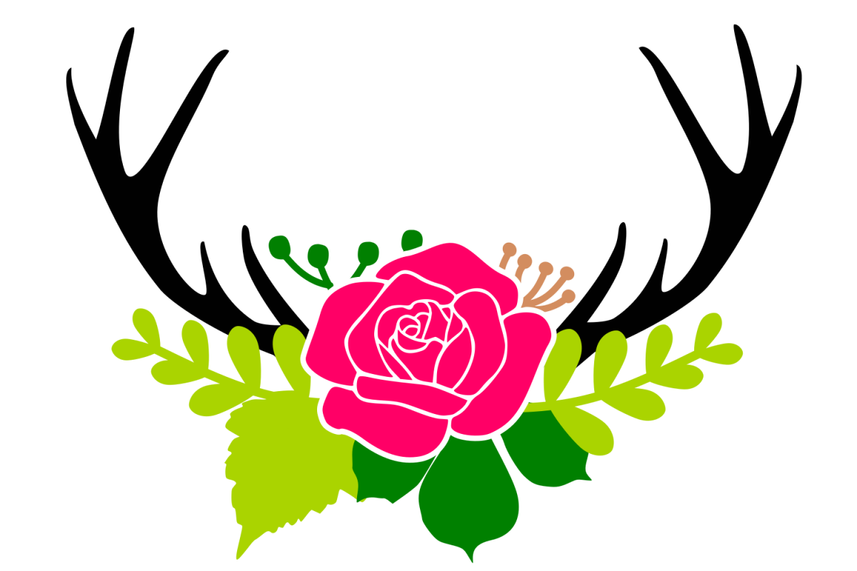 Free Free 218 Floral Antler Svg Free SVG PNG EPS DXF File