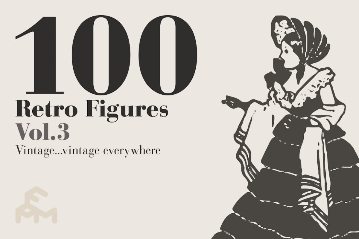 100 Retro Figures - Vol.3 example image 1