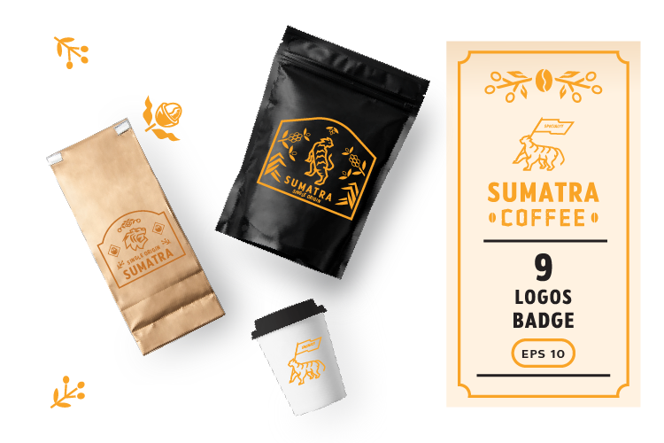 Sumartra coffee badge example image 1