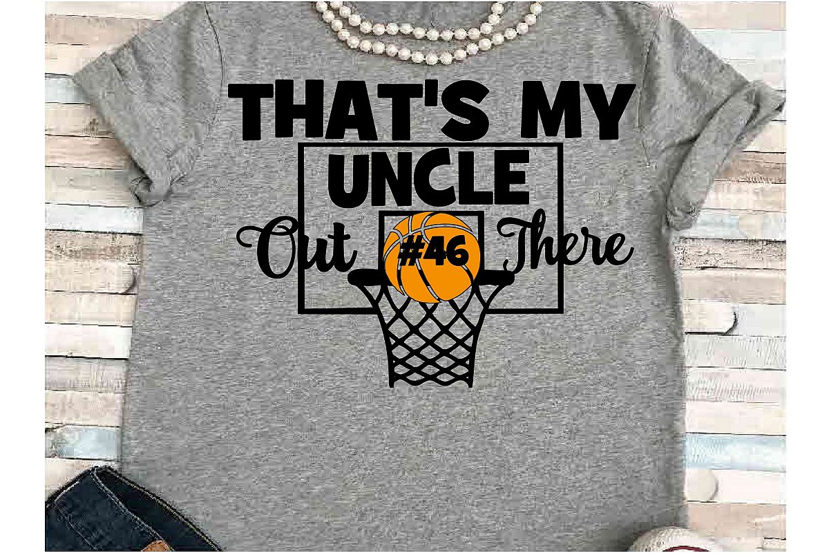 Basketball SVG DXF JPEG Silhouette Cameo Cricut uncle svg example image 1