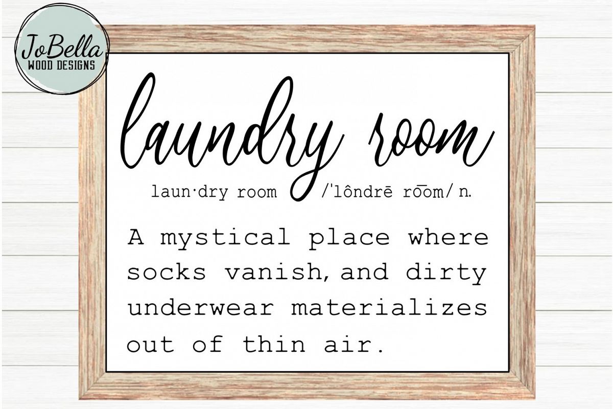 Funny Laundry Room Definition SVG and Printable example image 1