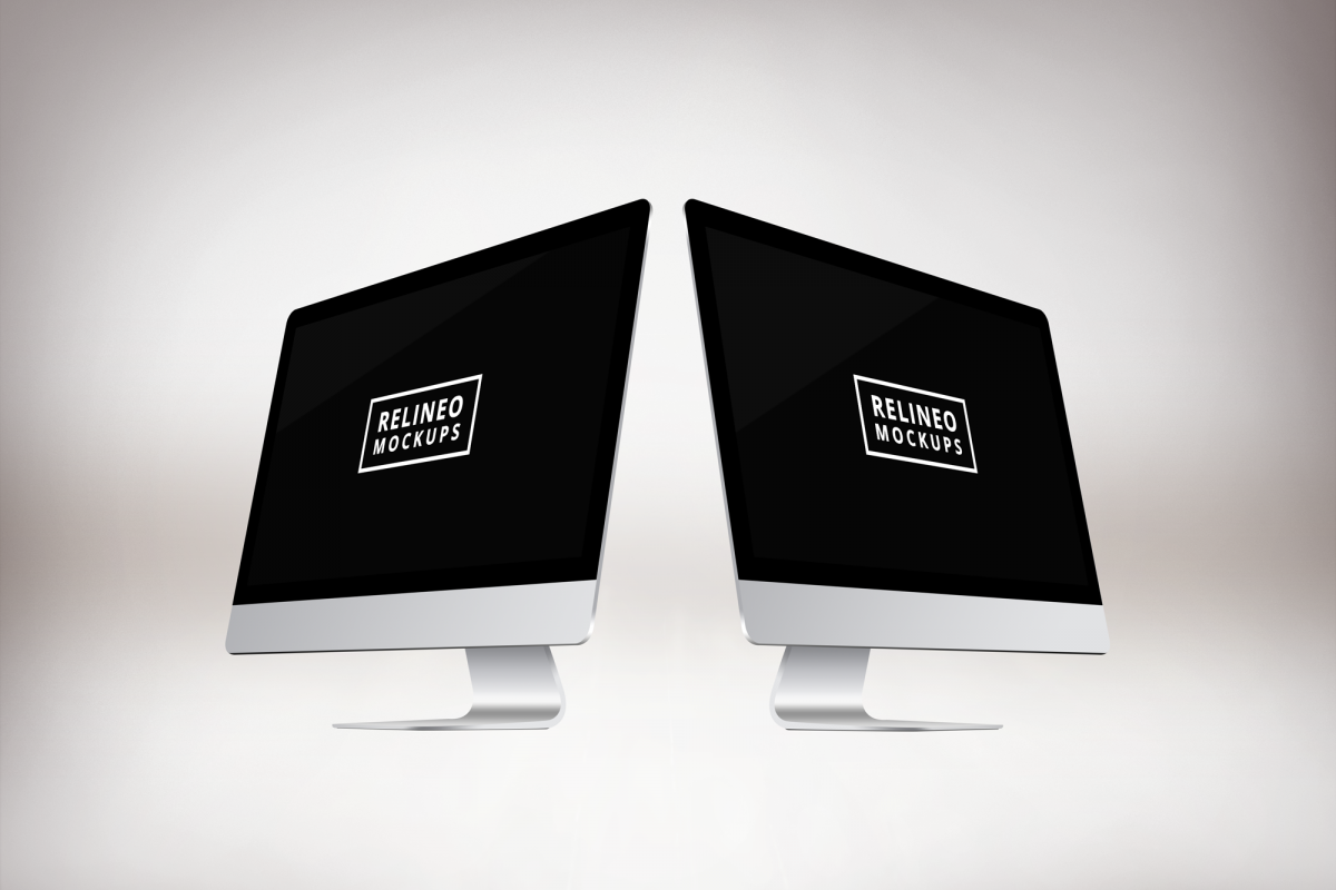 Apple iMac Mock-up #9 example image 1