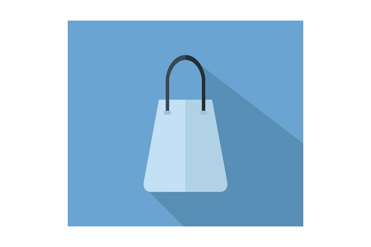 Shopping bag icon example image 1