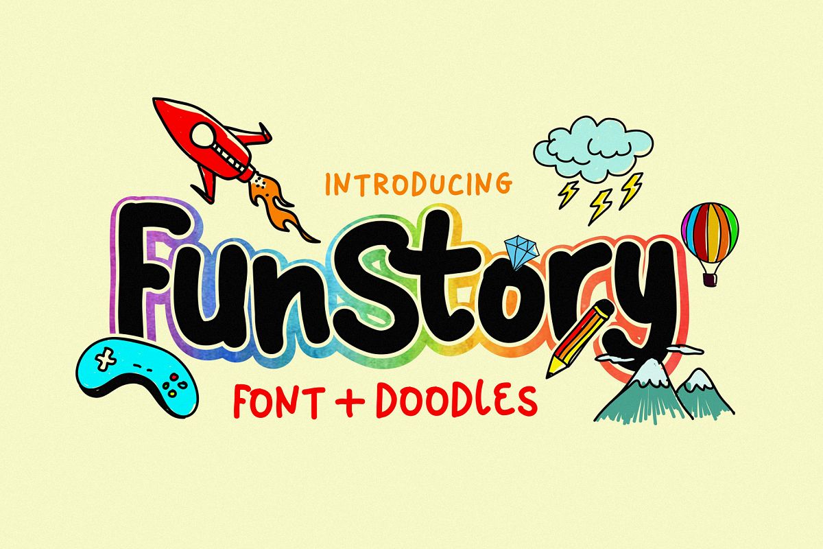 Fun Story Font example image 1