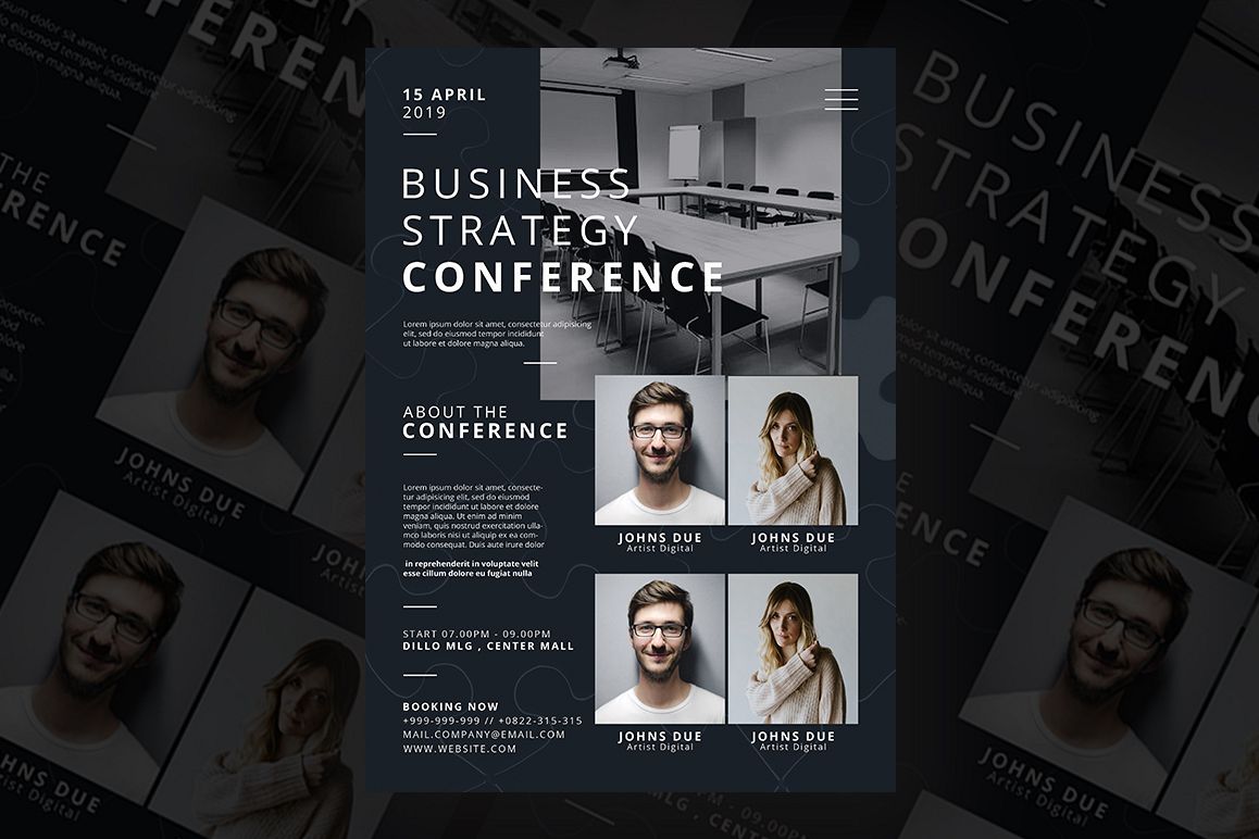Business Strategy Conference flyer example image 1