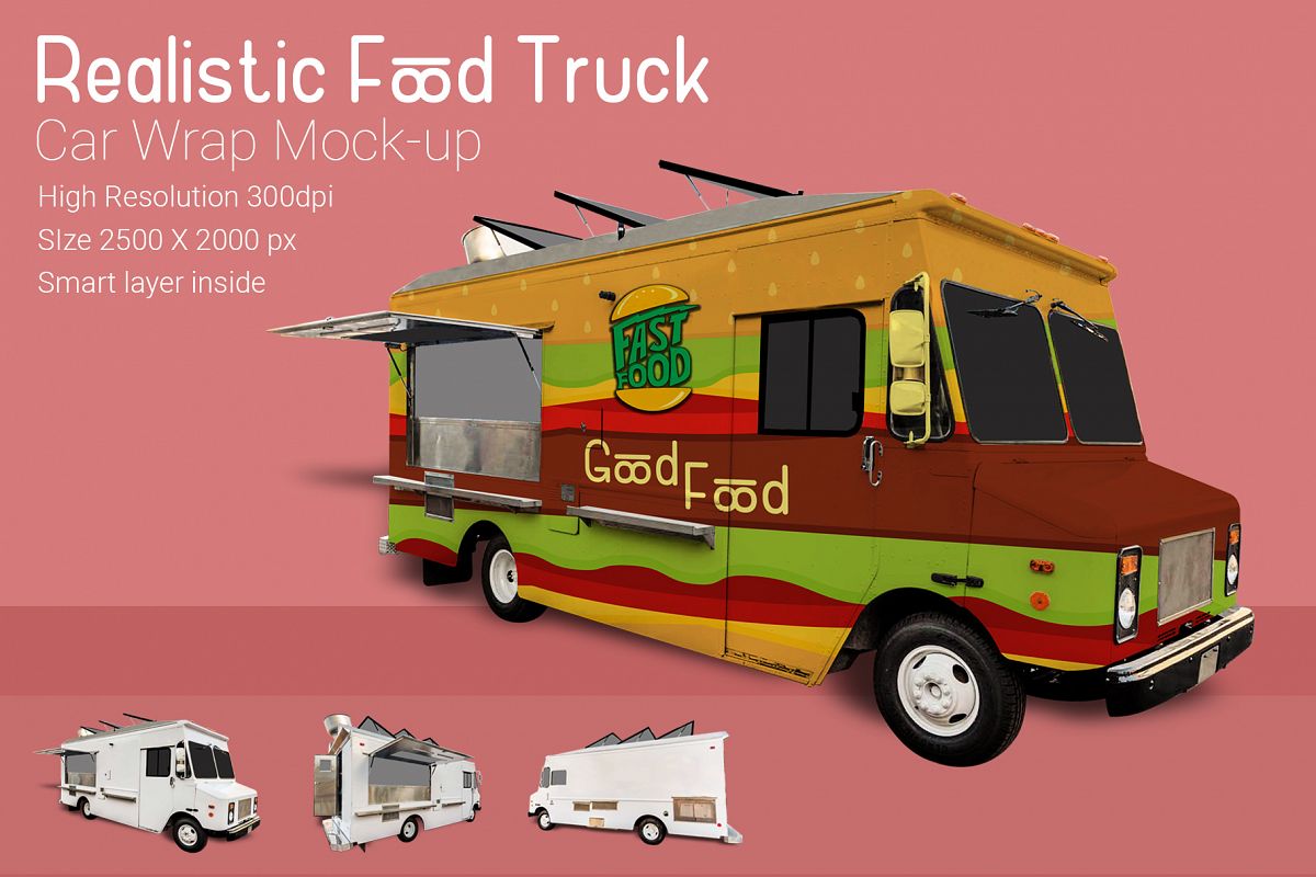 Food Truck Mock-Up example image 1
