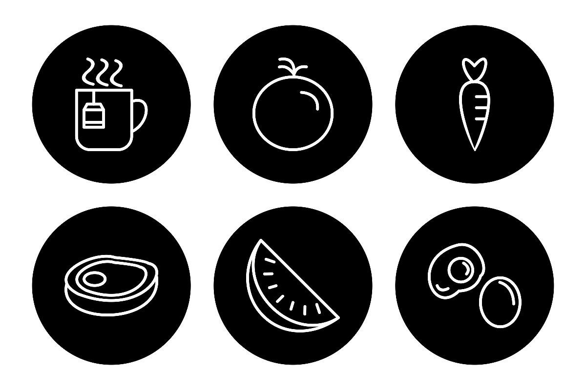 Set Of Food Icons example image 1