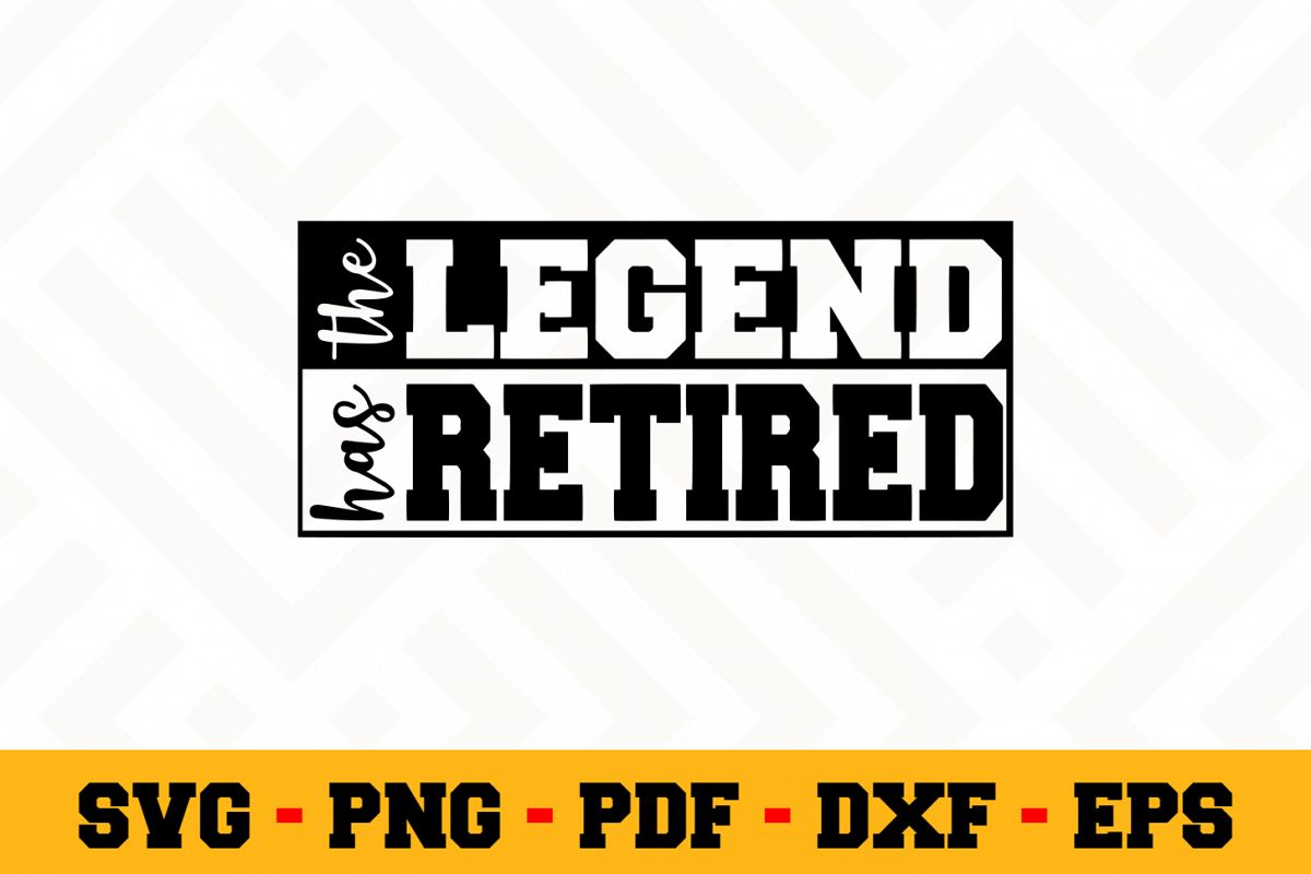 Retirement SVG Design n448 | Retired SVG Retirement Cut File example image 1