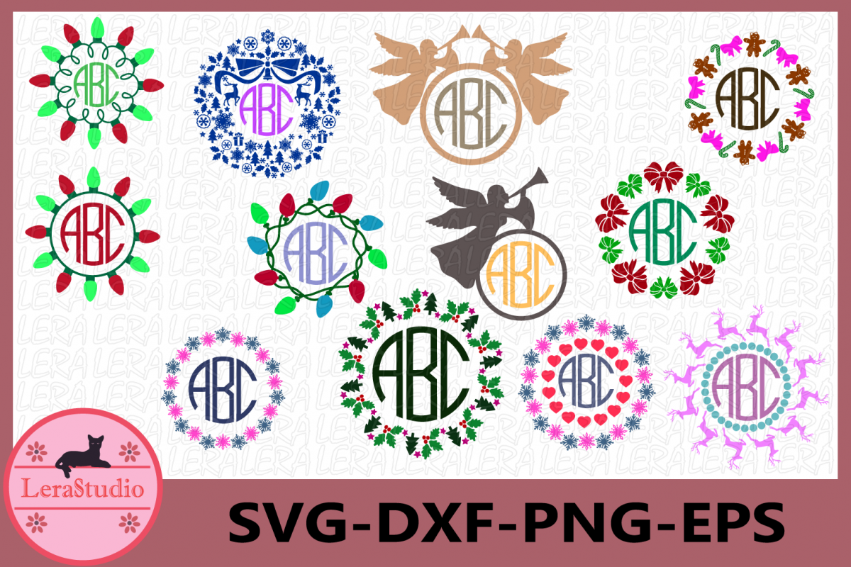 Merry Christmas SVG, Christmas Frame, Jesus svg, Christmas example image 1