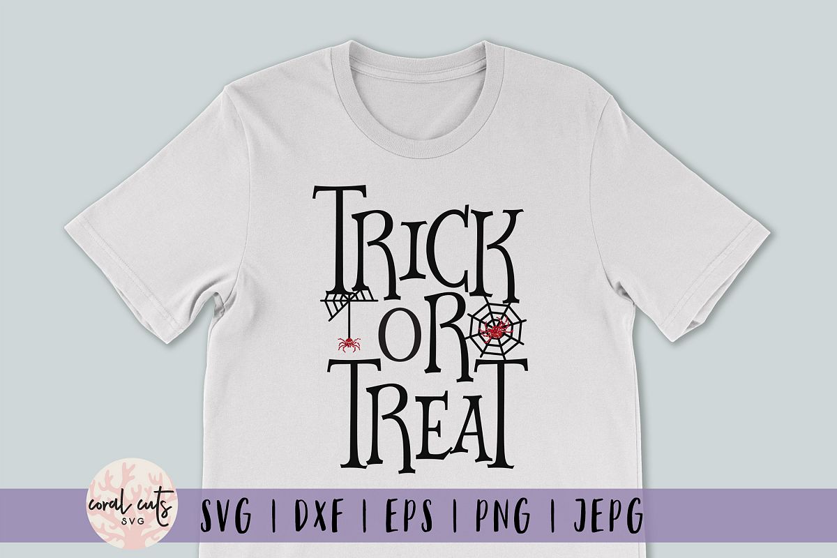 Trick Or Treat - Halloween SVG EPS DXF PNG Cutting Files example image 1