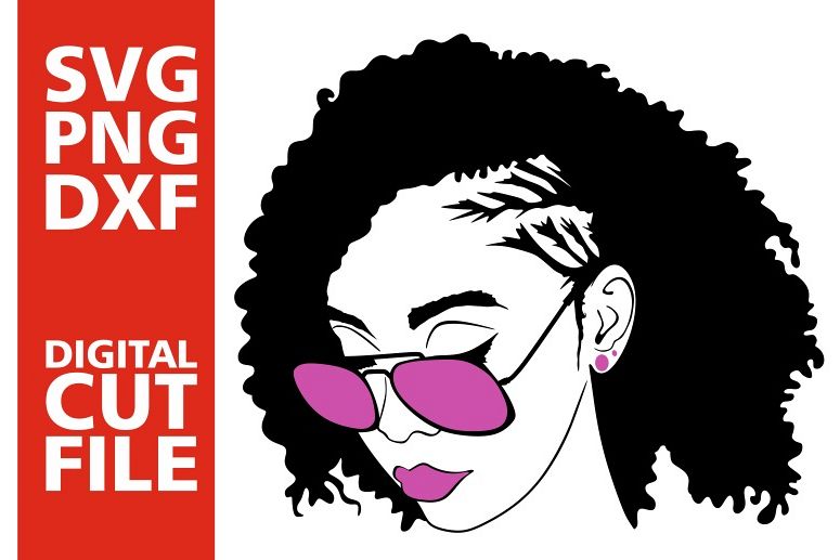 Free Free 326 Black Woman With Glasses Svg Free SVG PNG EPS DXF File
