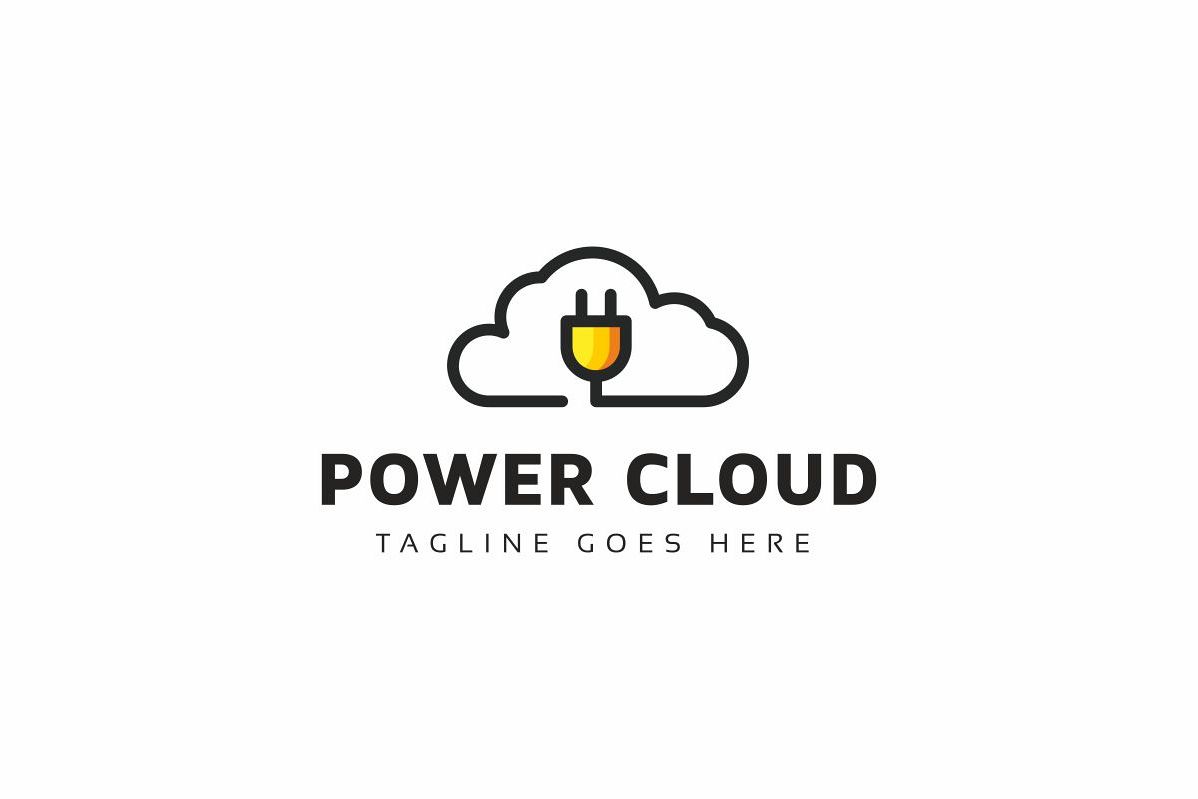 Power Cloud Logo example image 1