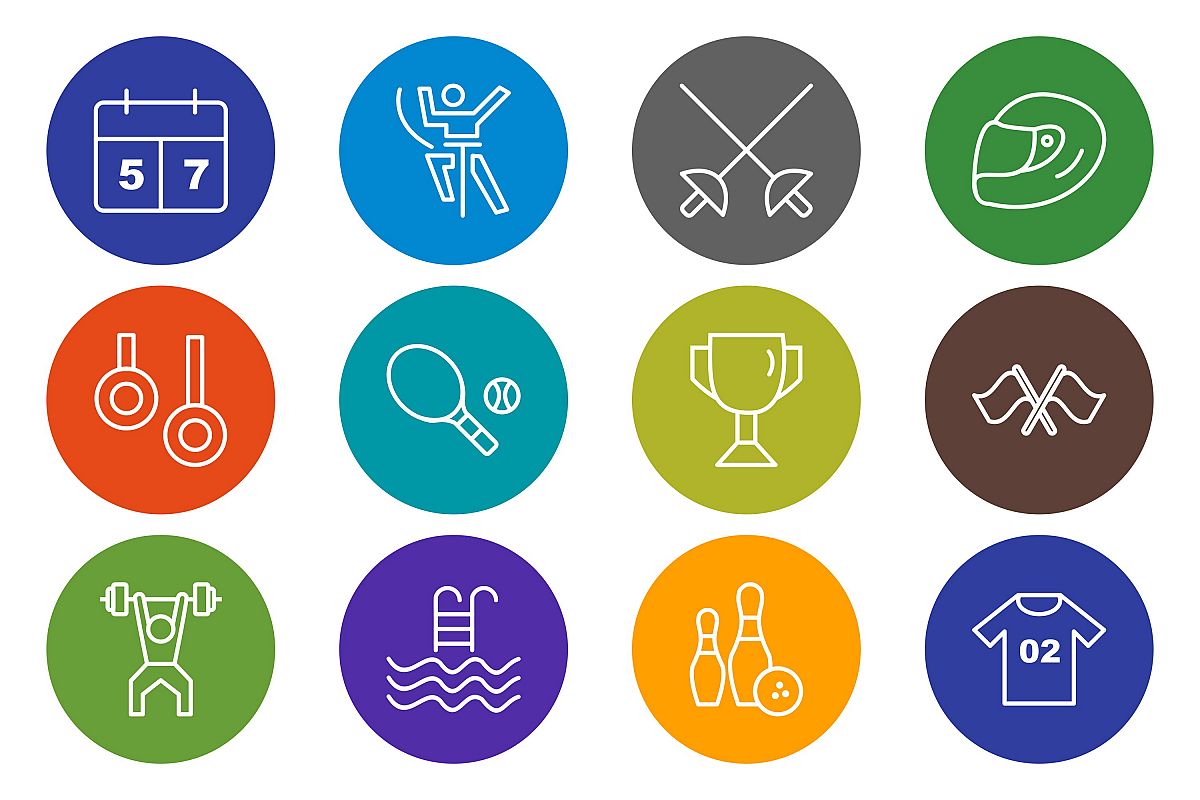 Set Of Sports And Game Icons example image 1