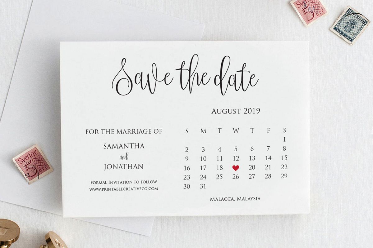 Save The Date example image 1
