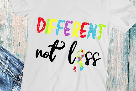 Different not less , autistic svg ,autism shirt , 86SV