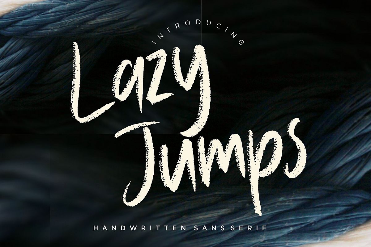Lazy Jumps Sans Serif example image 1