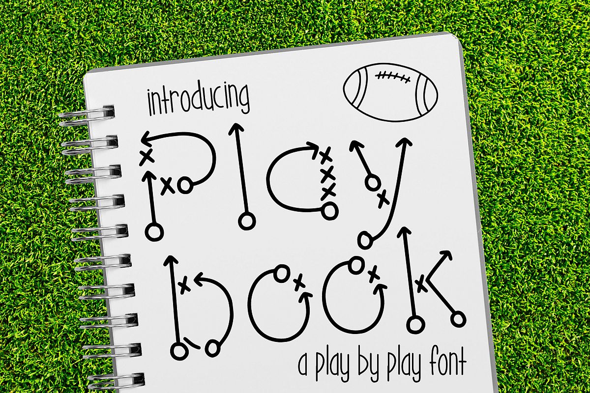 Play Book a Play by Play Font example image 1