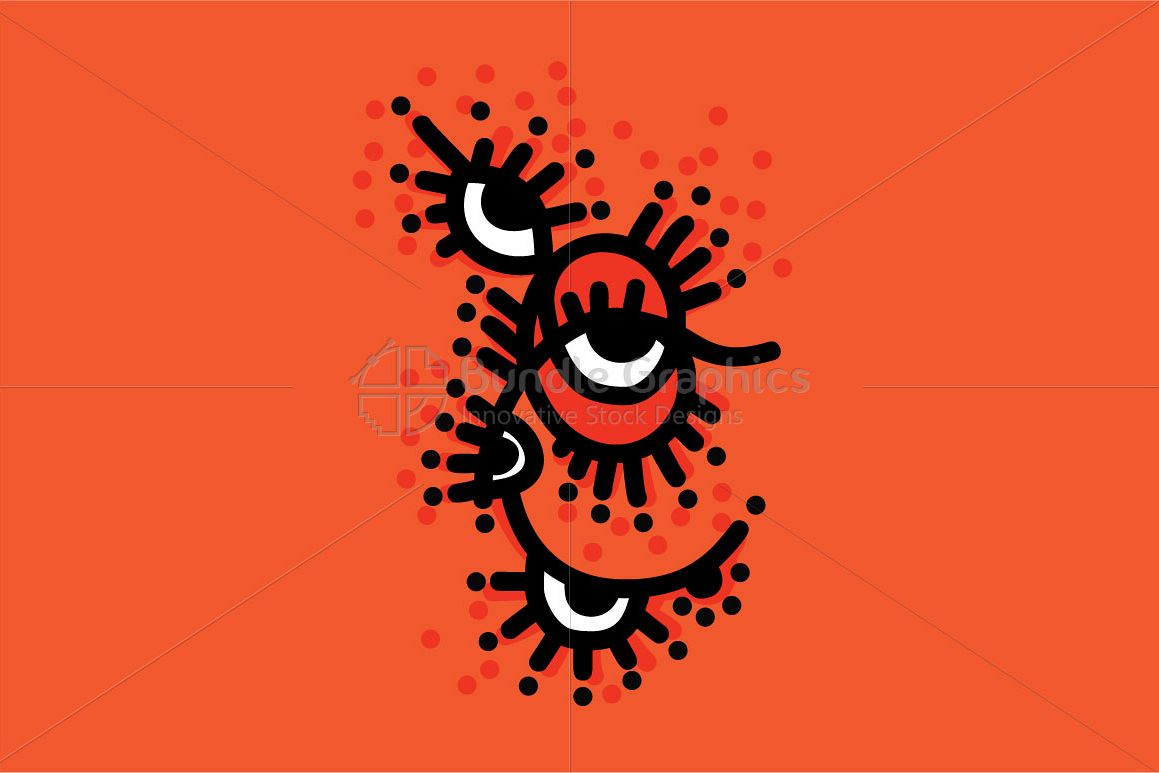 Awakening Eyes - Abstract Composition of Creative Visionary example image 1