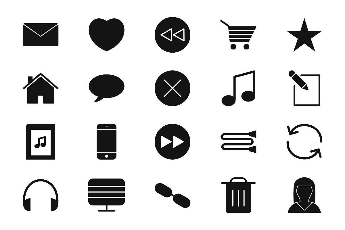 Set Of Multimedia Icons example image 1