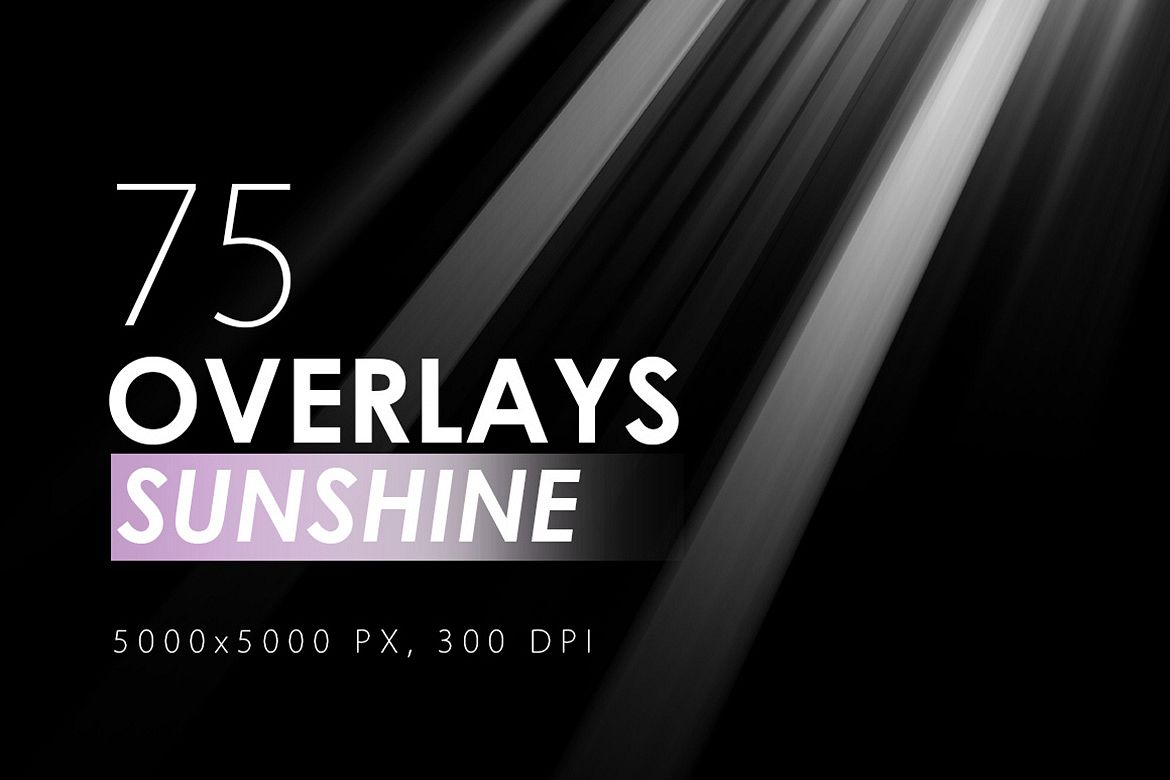 75 Sunshine Overlays example image 1