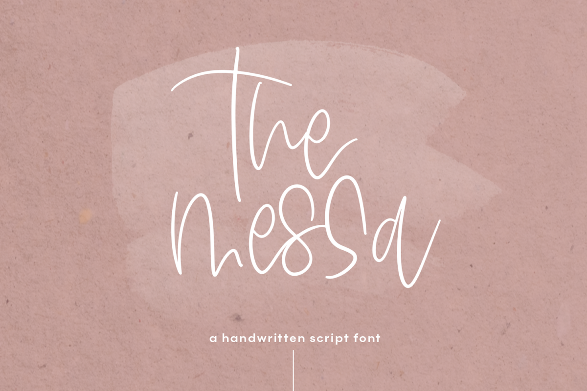 The Messa - A Handwritten Script Font example image 1