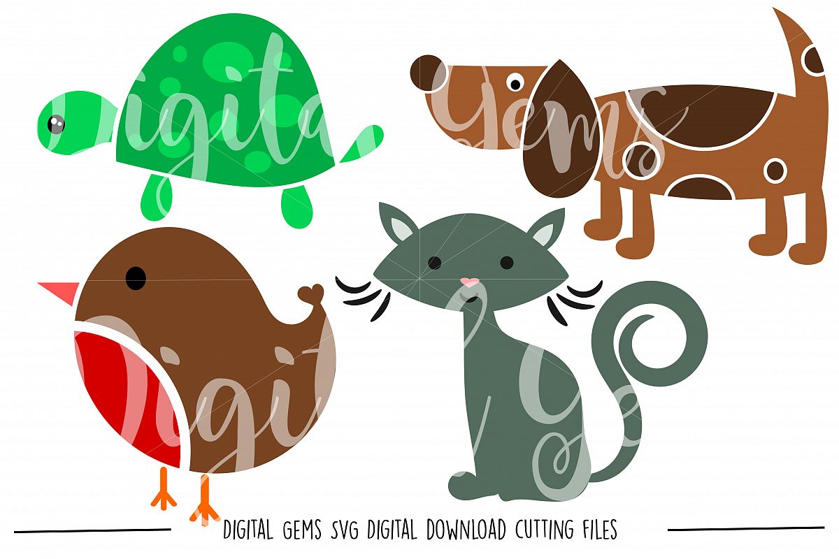 Animal SVG / PNG / EPS / DXF files example image 1
