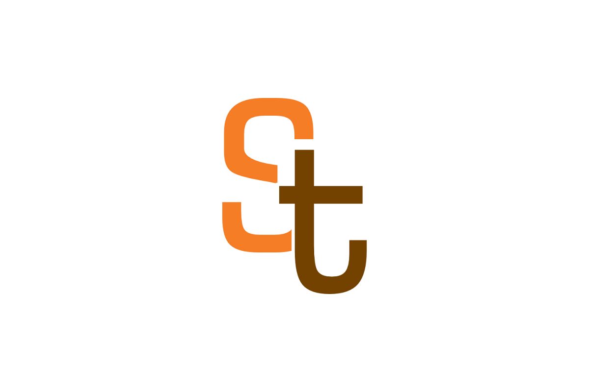 st letter logo example image 1