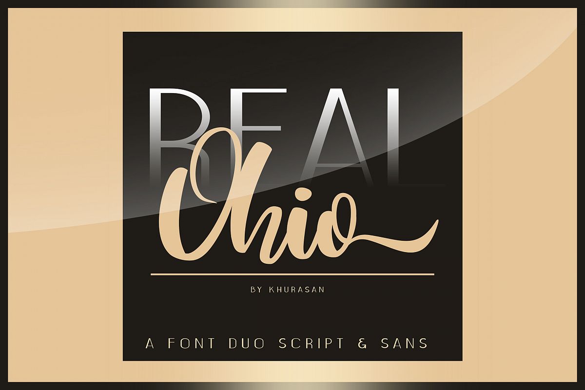 Real Ohio Font Duo example image 1