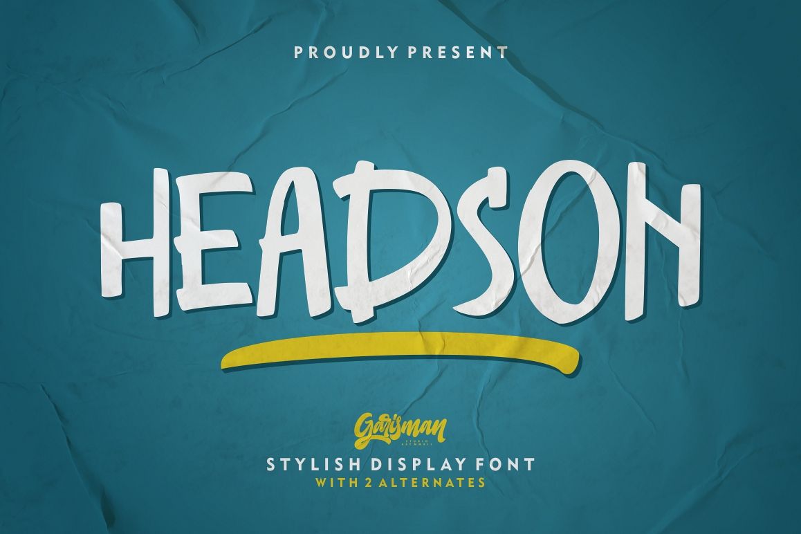 Headson - Display Font example image 1