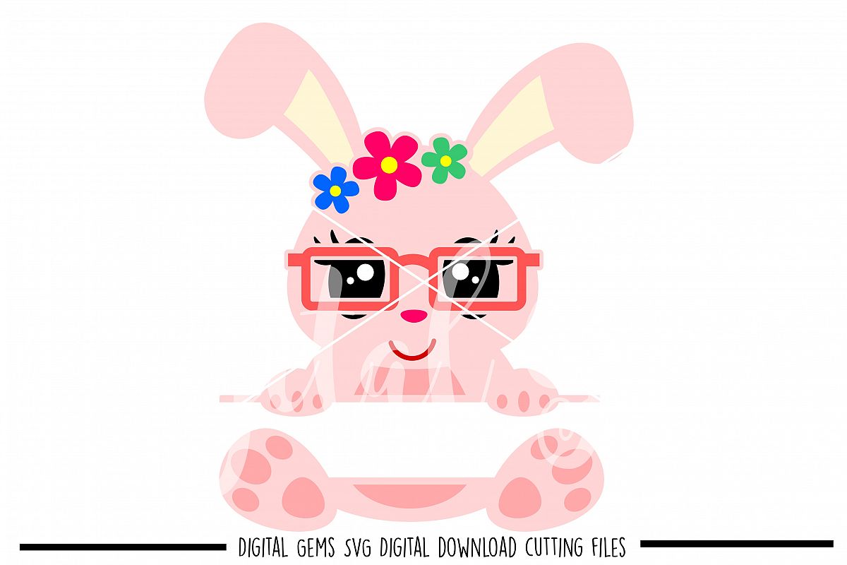 Rabbit SVG / DXF / EPS / PNG files example image 1