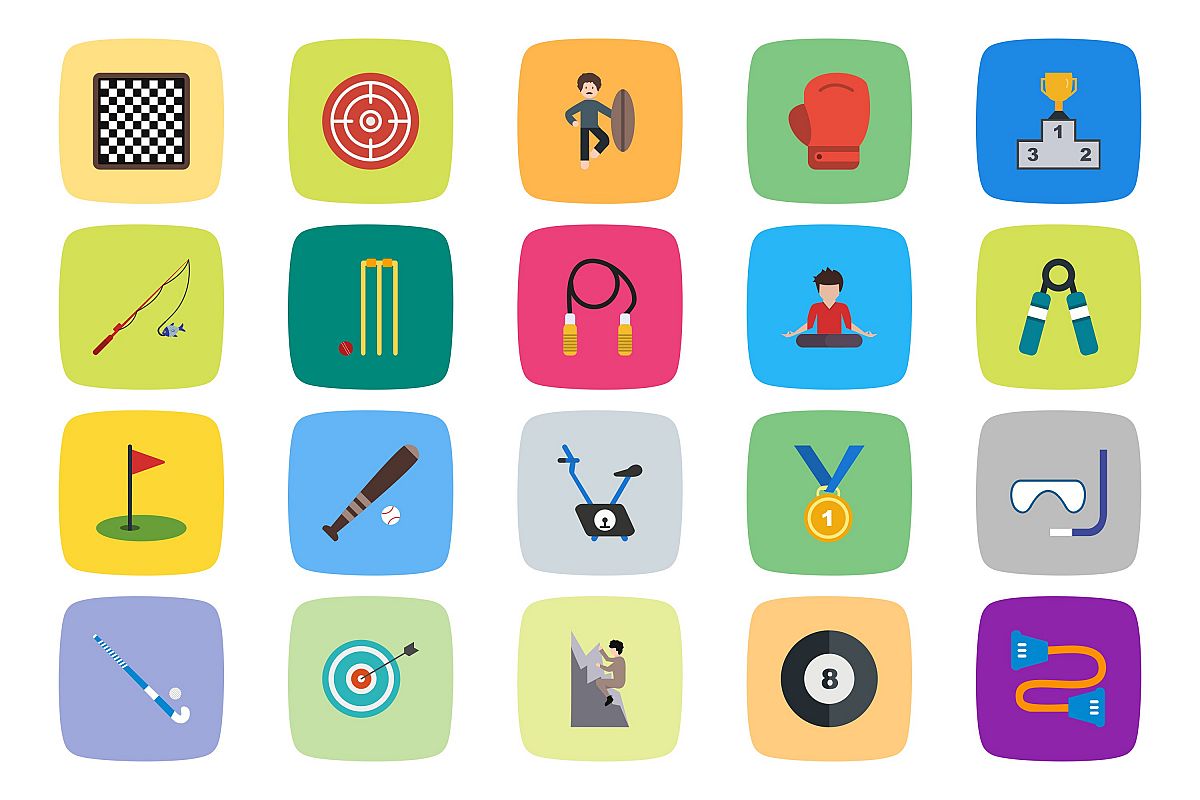Set Of Sports And Game Icons example image 1