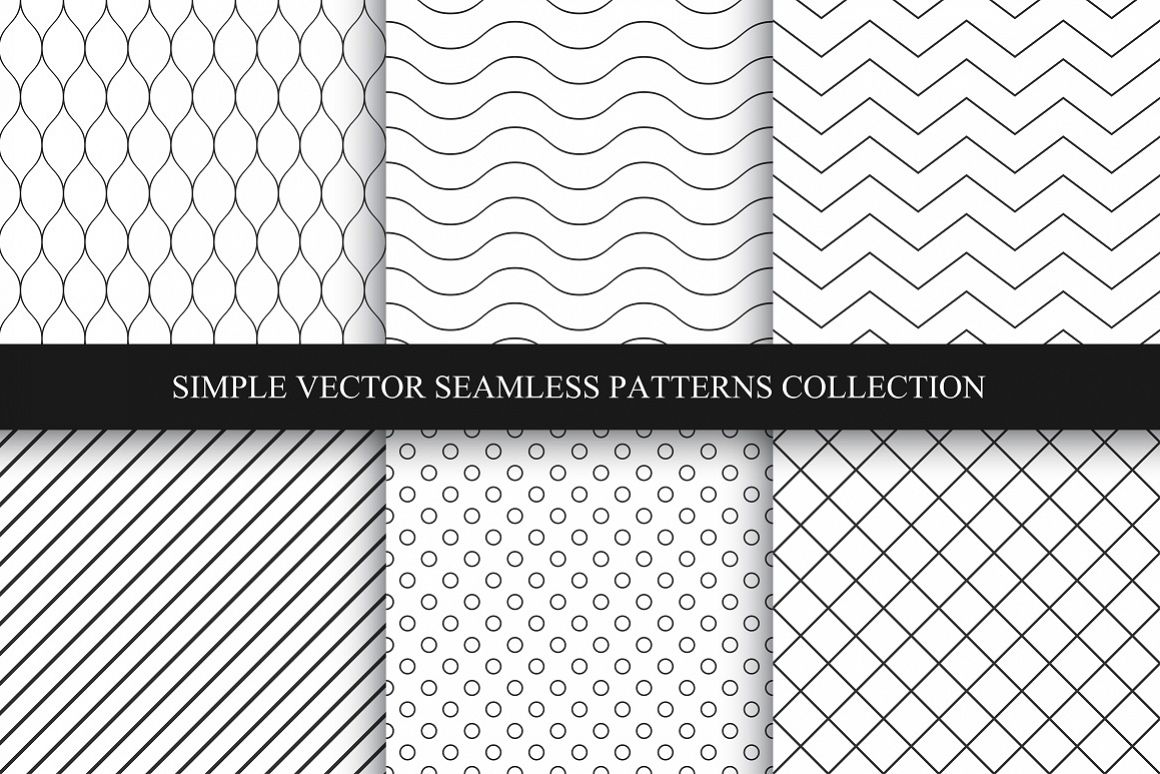 Seamless geometric minimal patterns. example image 1
