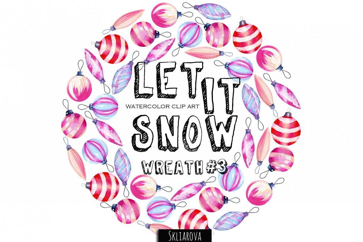 Let it snow. Wreath #3 example image 1