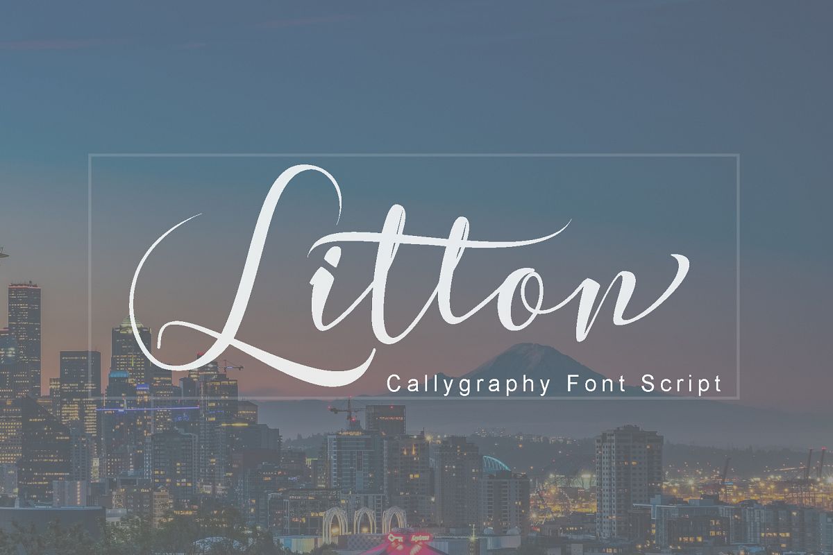 Litton Script example image 1