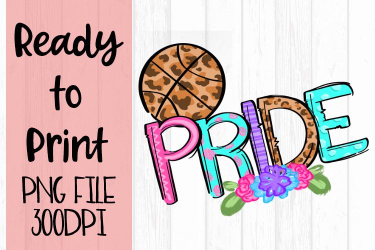 Doodle Basketball Pride Ready to Print example image 1