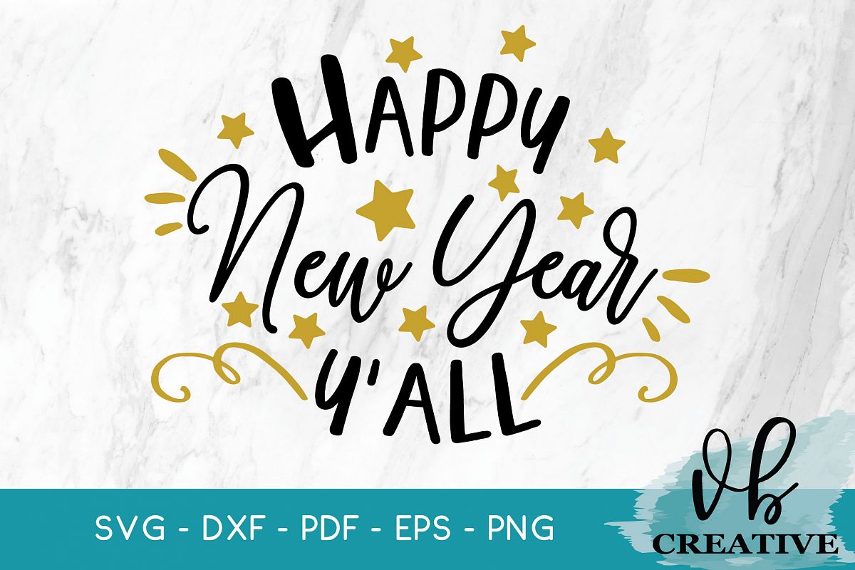 Happy New Year SVG example image 1