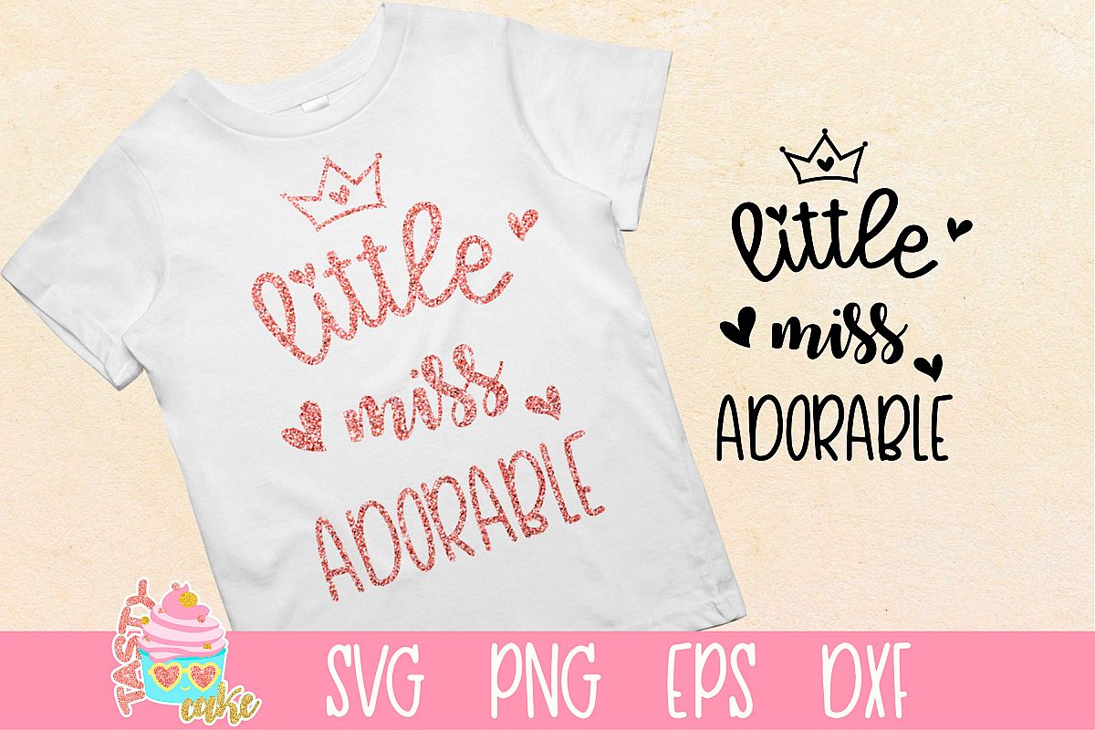 Download Little Miss Adorable - Little Girl SVG (307477) | SVGs ...