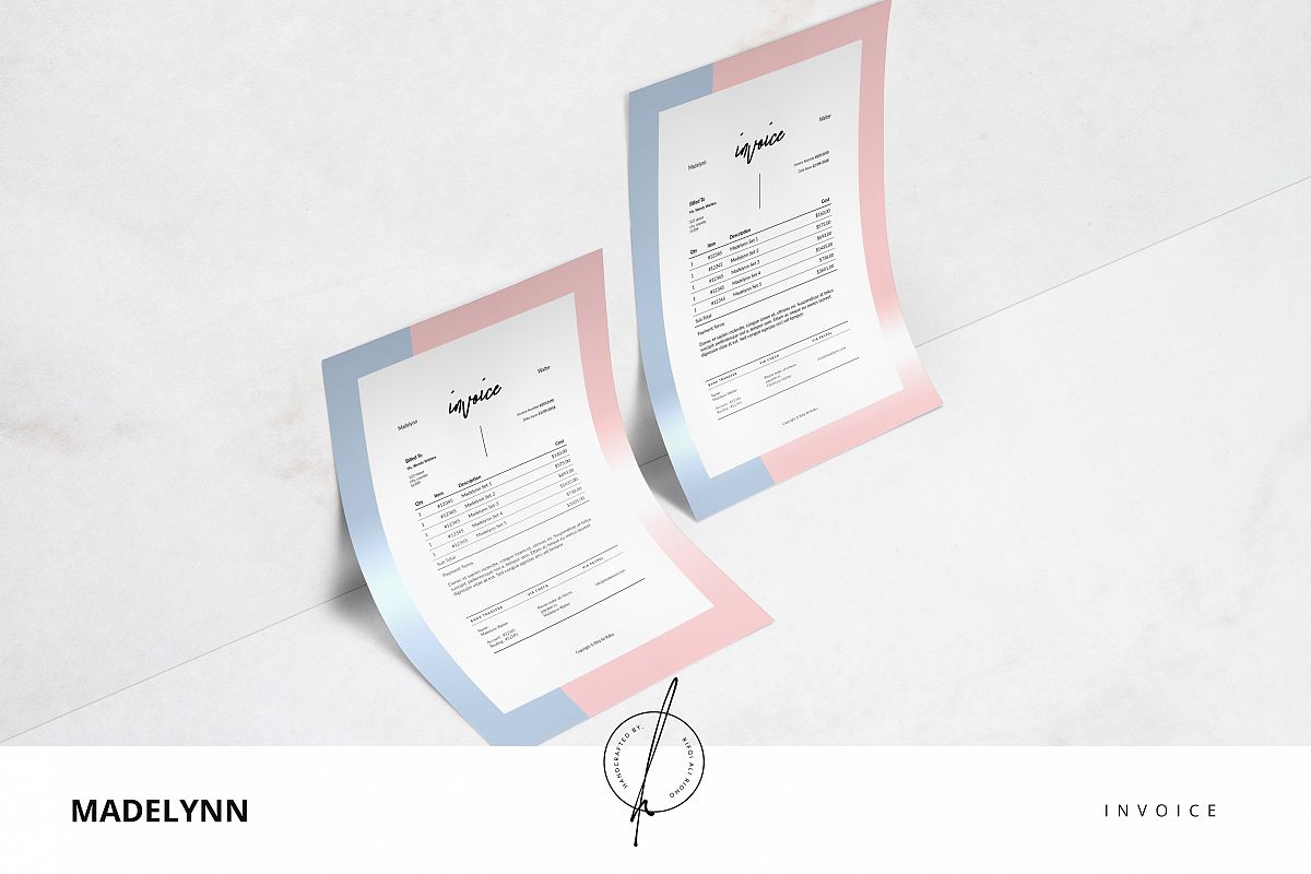 Madelynn Invoice example image 1