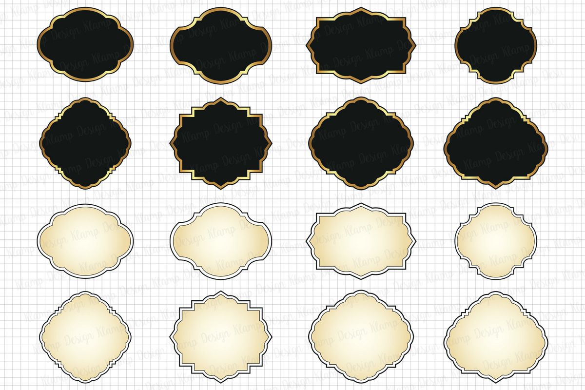 Labels Graphics and Illustrations / Tags and Labels Clip Art / Frames Graphics example image 1