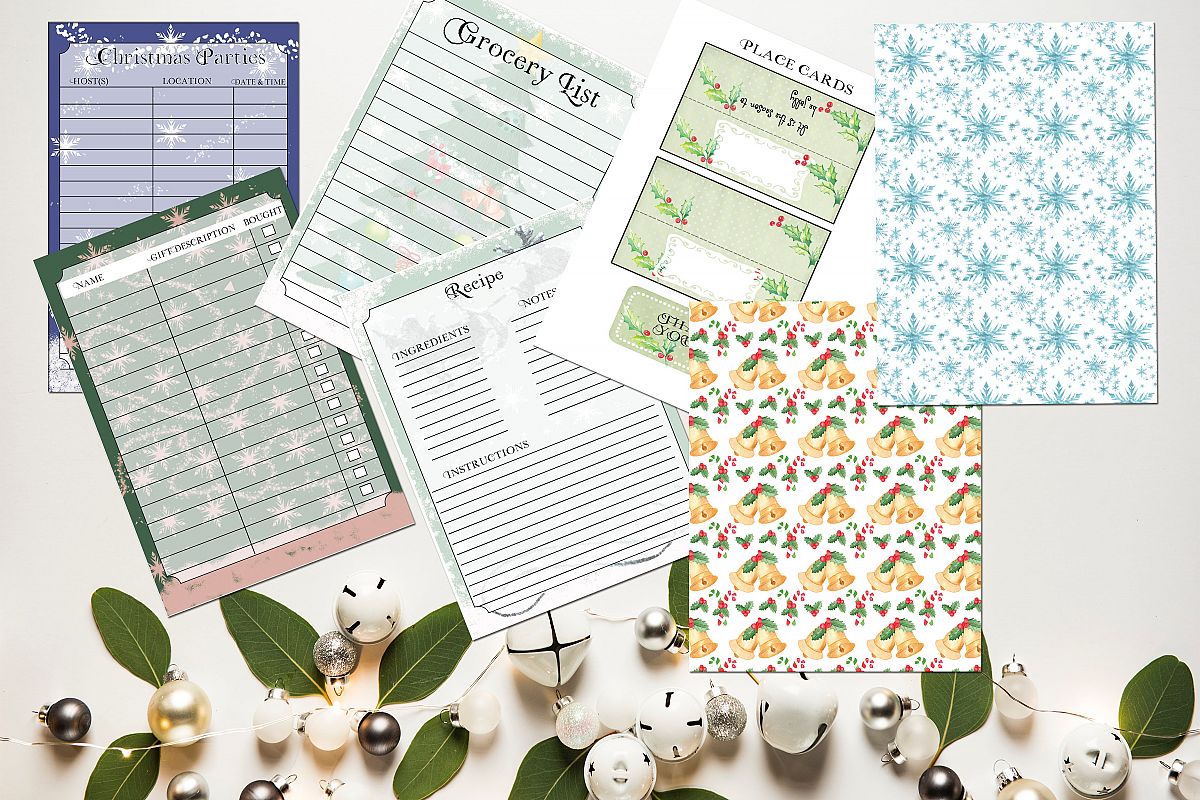 Christmas planner pages example image 1