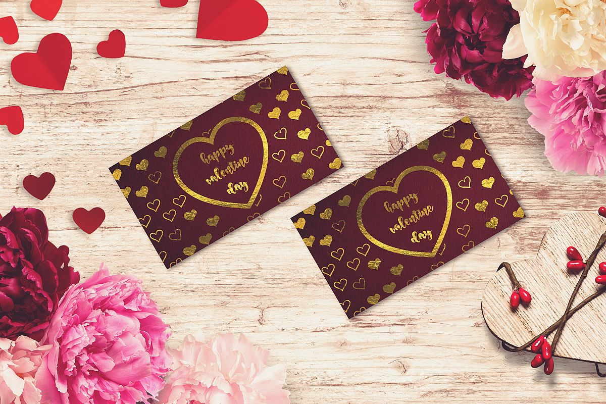 Valentine Card Mock-up #14 example image 1