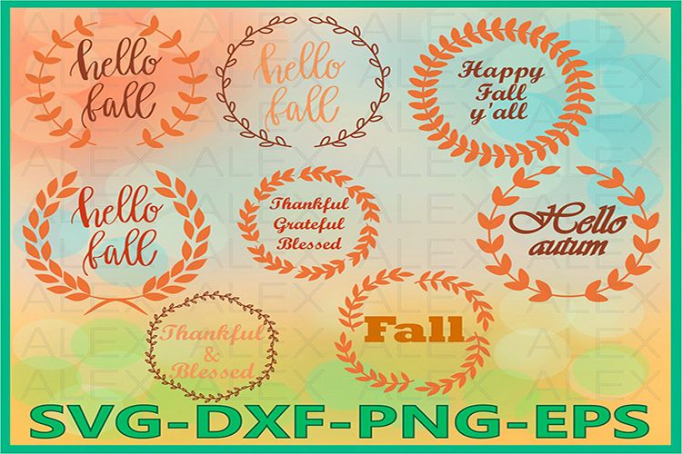 Hello Fall Svg, Thanksgiving SVG, Autumn Svg, Fall svg example image 1