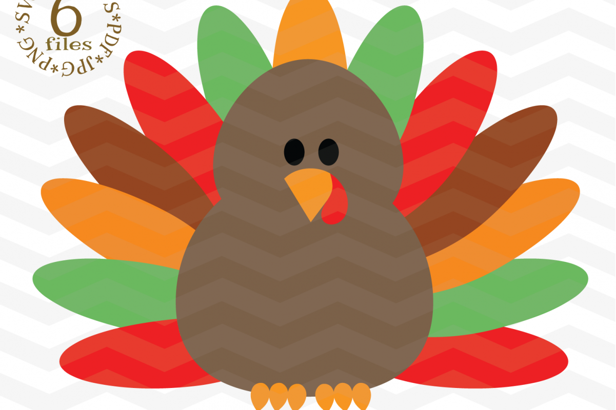 Turkey SVG - Turkey Clipart - Thanksgiving Turkey (42269) | SVGs