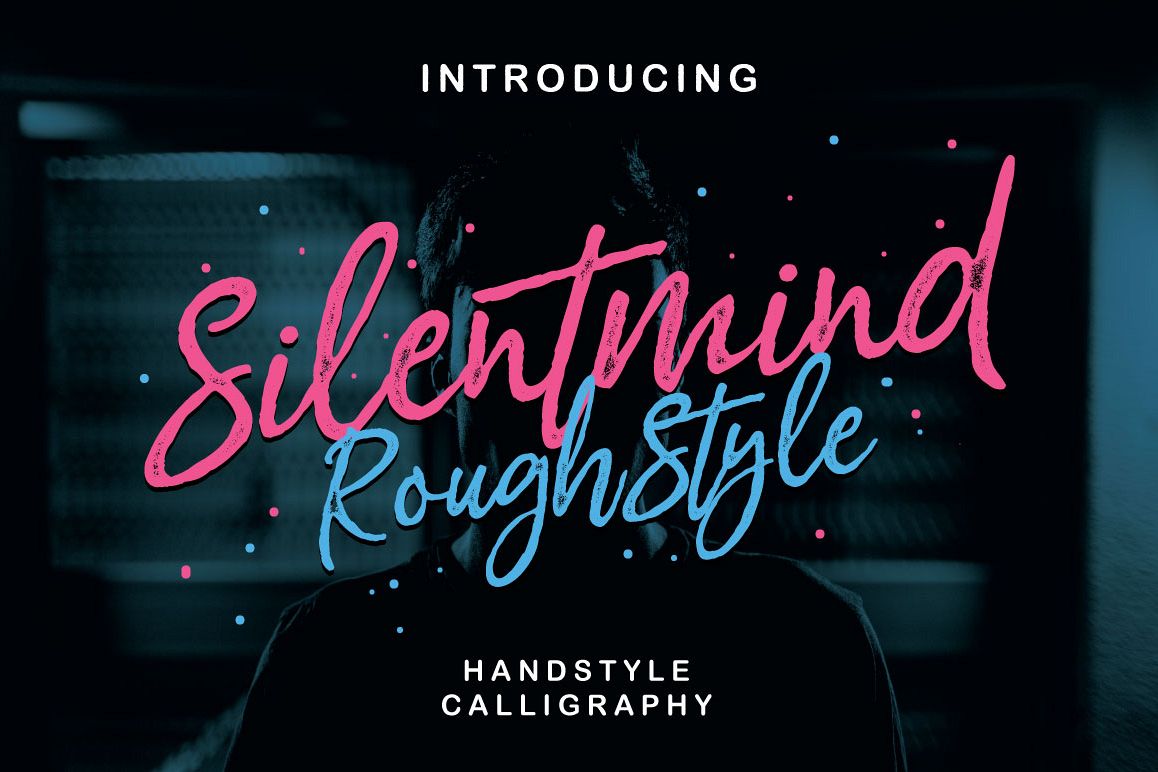 Silentmind Rough Typeface example image 1