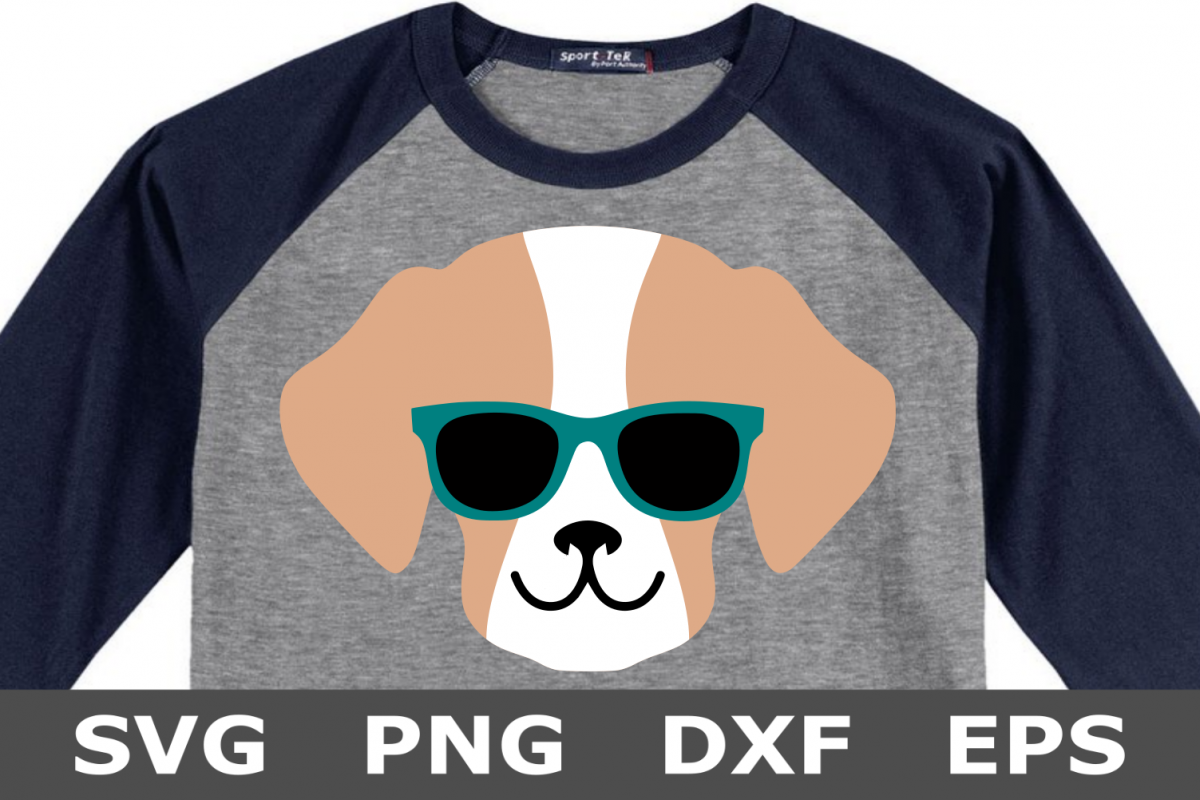 Dog with Glasses Boy - An Animal SVG Cut File example image 1
