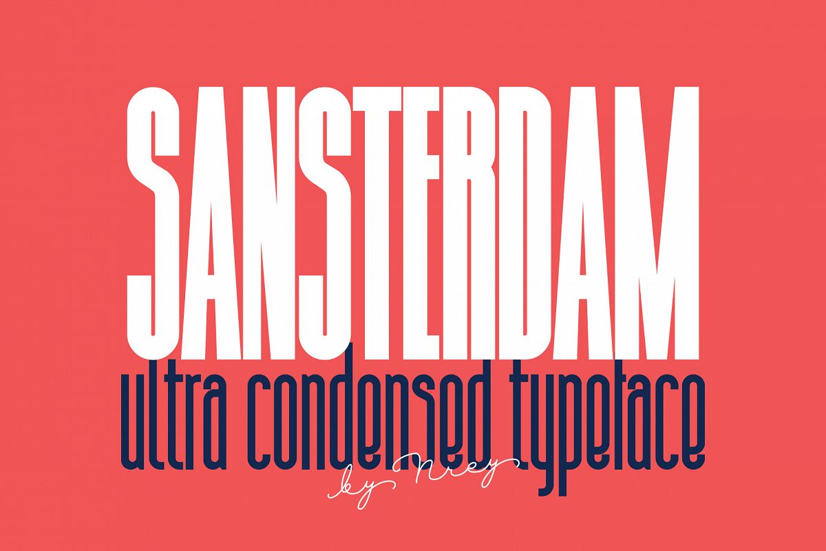 Sansterdam Ultra Condensed example image 1