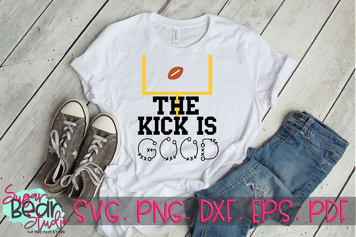 The Kick is Good - A Football SVG example image 1